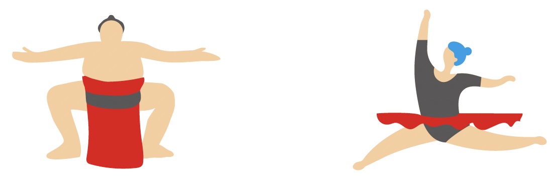 裸足で行うスポーツには「足本来の力」が活きる 相撲取り（力士）とバレエ